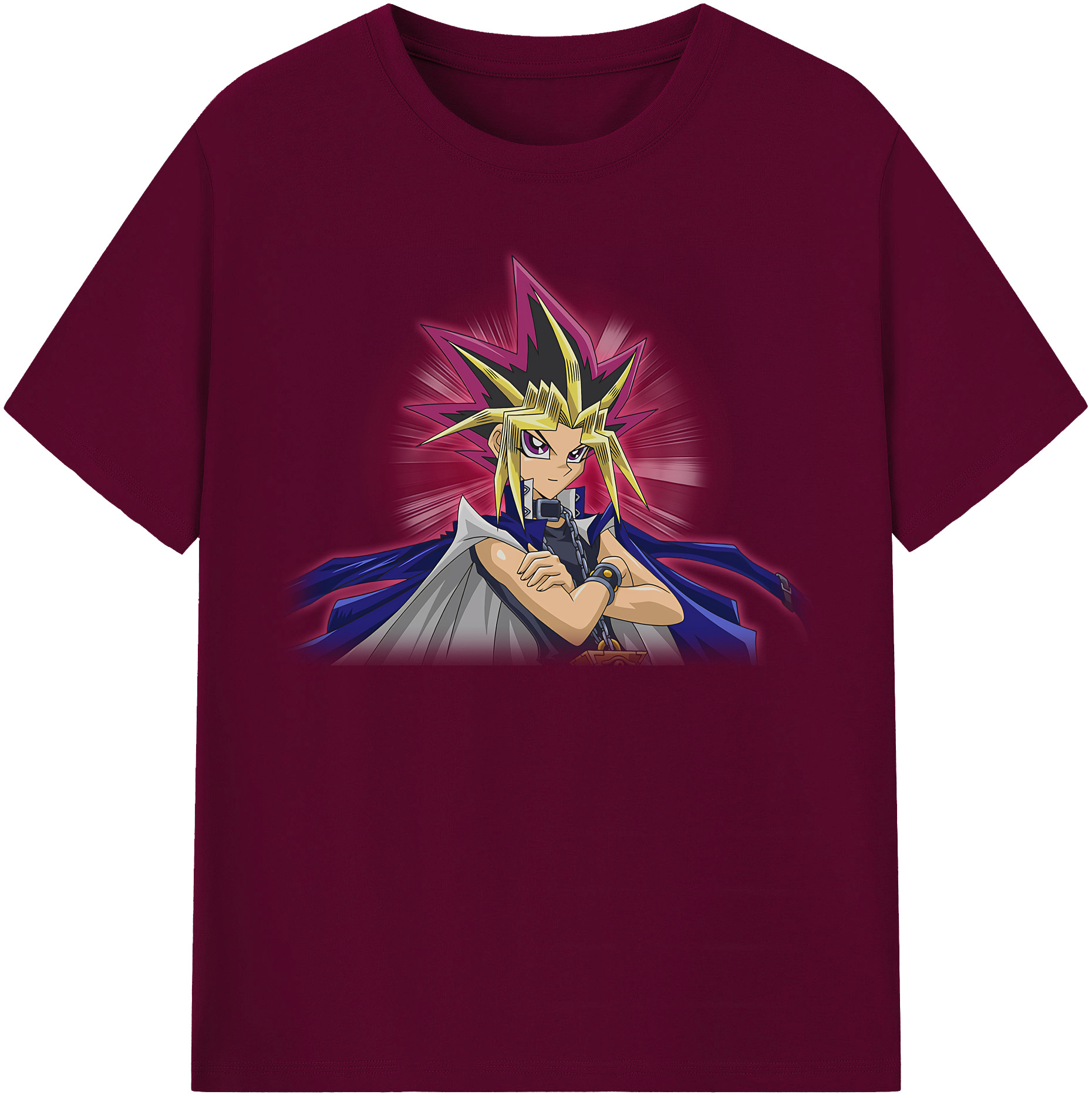 （画像用） 遊☆戯☆王 Yu-Gi-Oh! レディースカジュアルプリントTシャツ（綿100％）